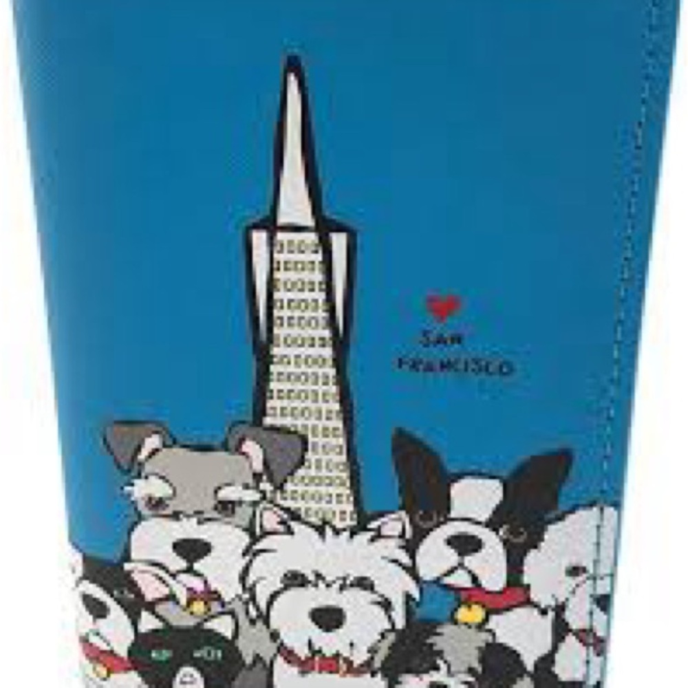 Blue Marc Tetro San Francisco Dog Passport Cover